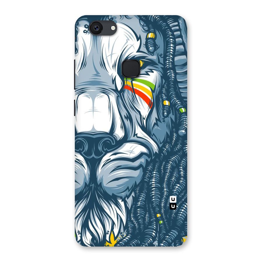 Lionic Face Back Case for Vivo V7 Plus