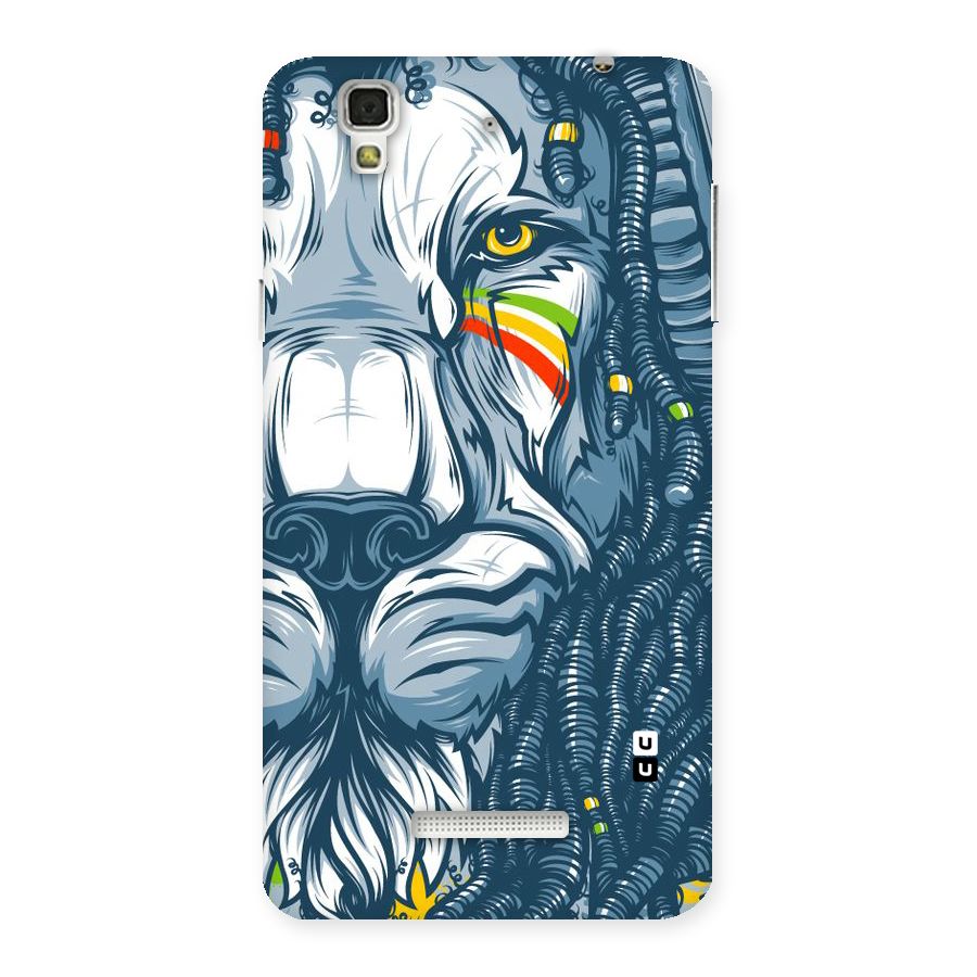Lionic Face Back Case for YU Yureka Plus
