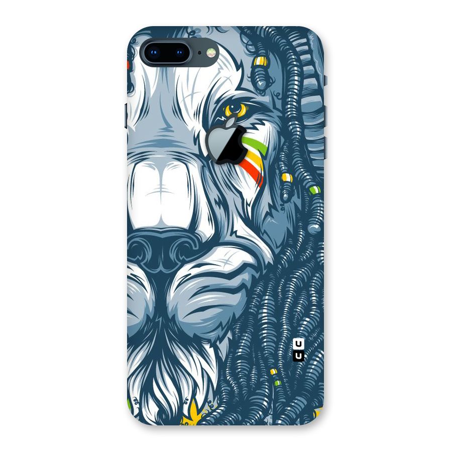 Lionic Face Back Case for iPhone 7 Plus Apple Cut