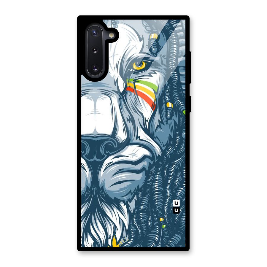 Lionic Face Glass Back Case for Galaxy Note 10