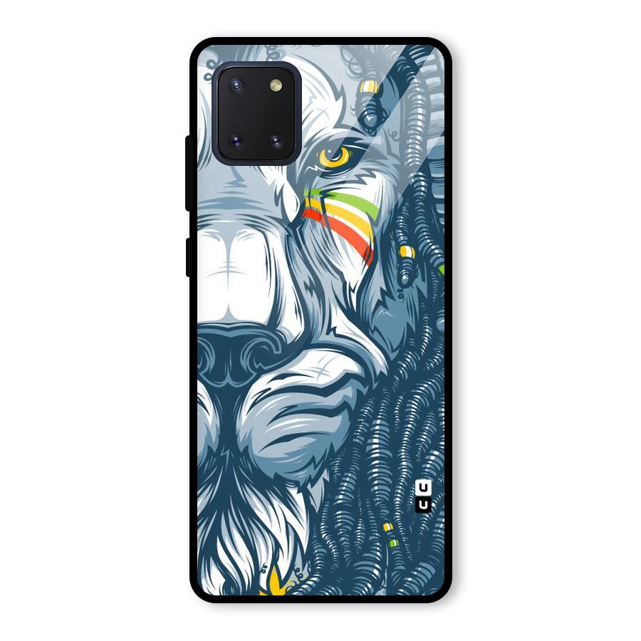 Lionic Face Glass Back Case for Galaxy Note 10 Lite