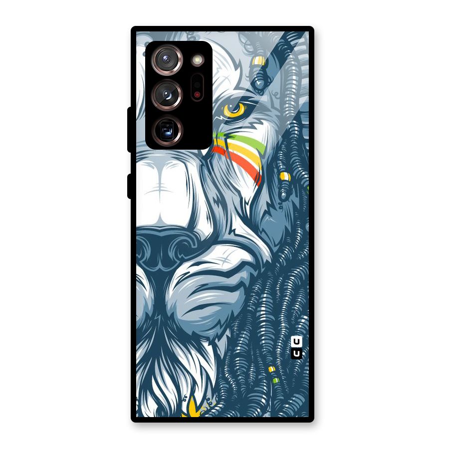 Lionic Face Glass Back Case for Galaxy Note 20 Ultra