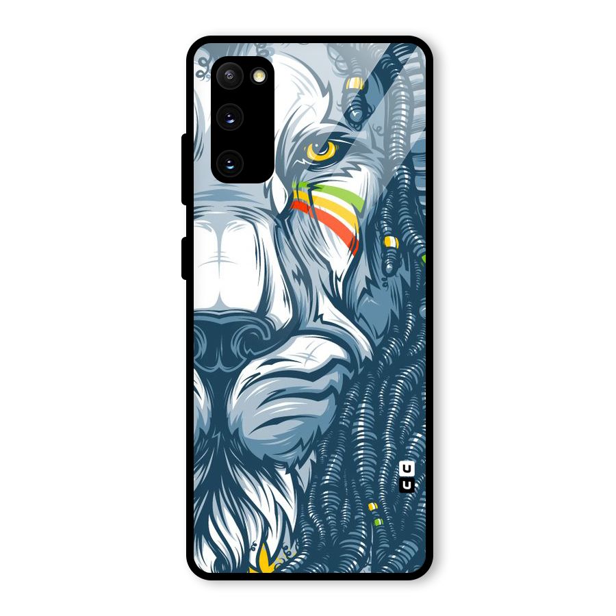 Lionic Face Glass Back Case for Galaxy S20 FE 5G