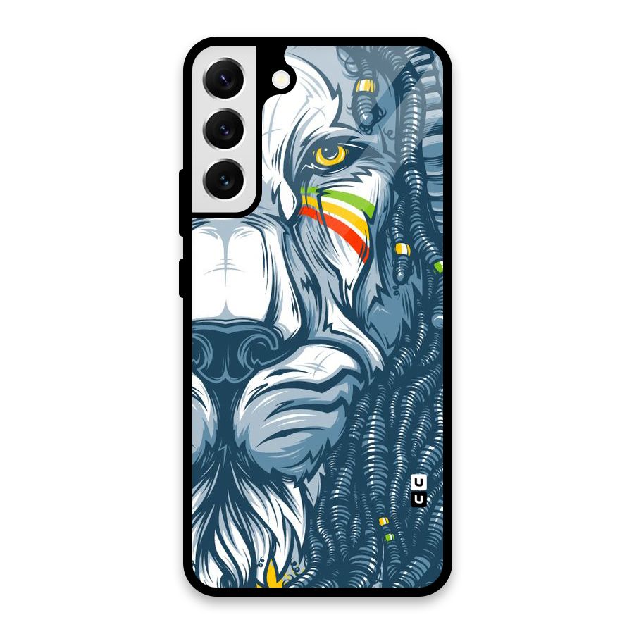 Lionic Face Glass Back Case for Galaxy S22 Plus 5G