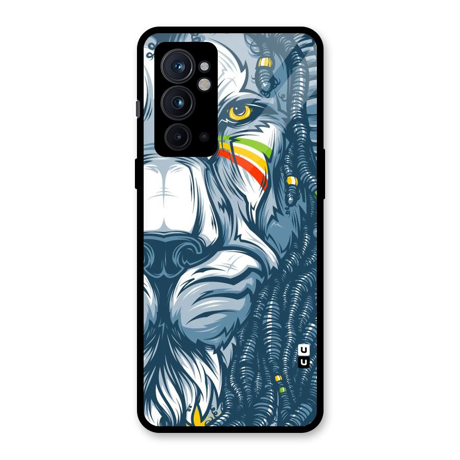 Lionic Face Glass Back Case for OnePlus 9RT 5G