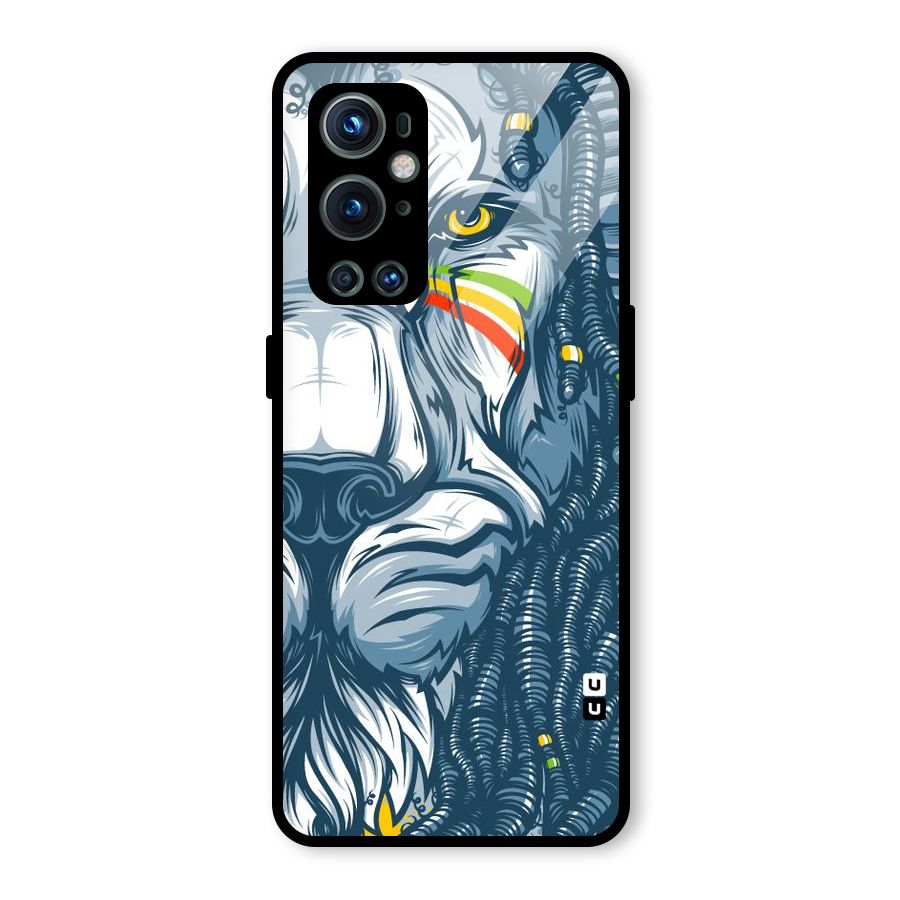 Lionic Face Glass Back Case for OnePlus 9 Pro