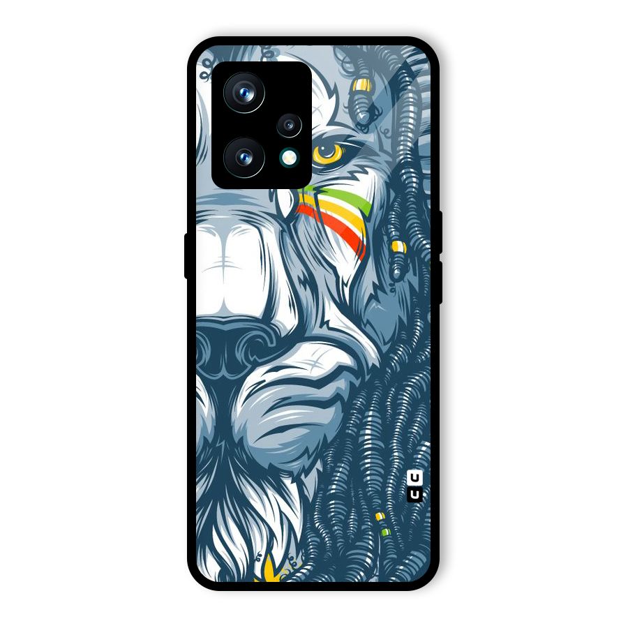 Lionic Face Glass Back Case for Realme 9 Pro Plus 5G