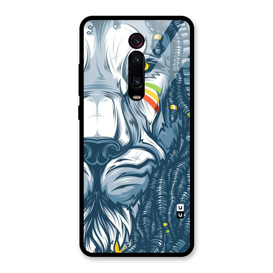 Lionic Face Glass Back Case for Redmi K20 Pro