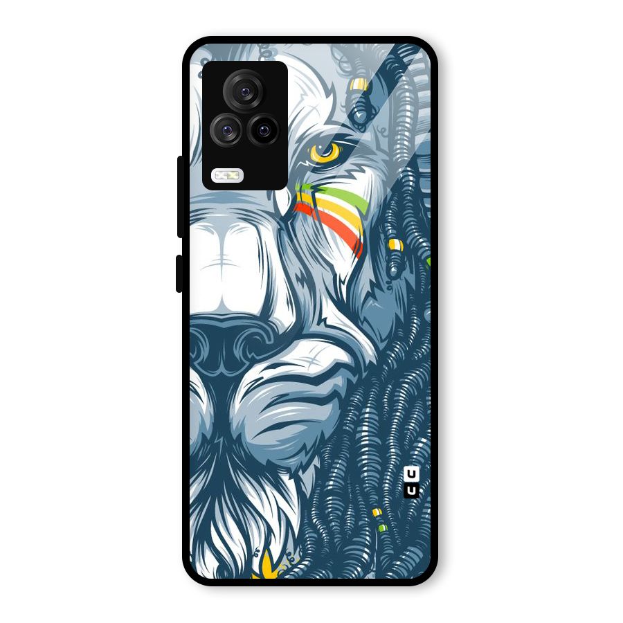 Lionic Face Glass Back Case for Vivo iQOO 7 Legend 5G