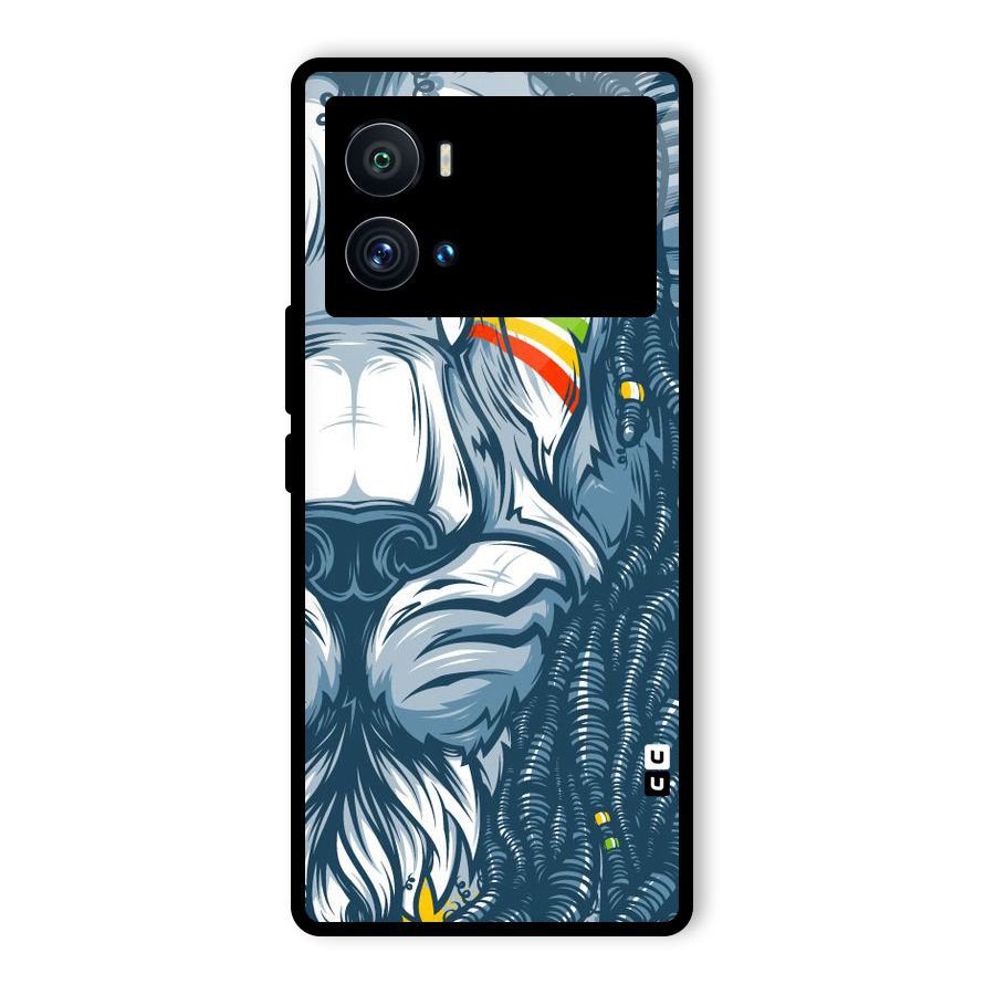 Lionic Face Glass Back Case for Vivo iQOO 9 Pro