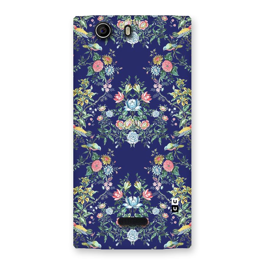 Little Flowers Pattern Back Case for Canvas Nitro 2 E311