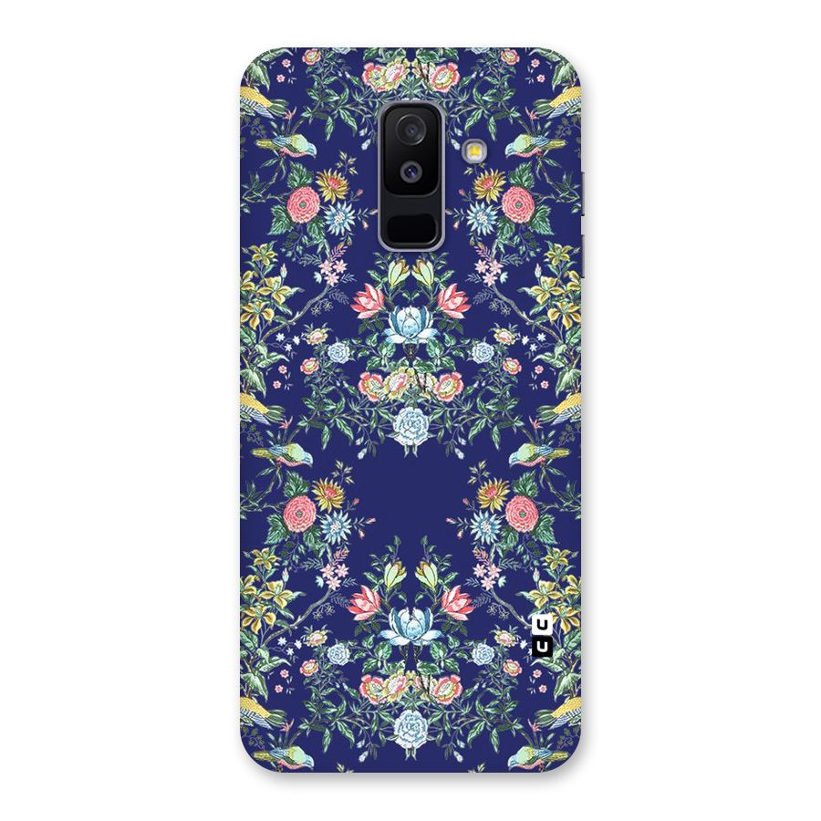 Little Flowers Pattern Back Case for Galaxy A6 Plus