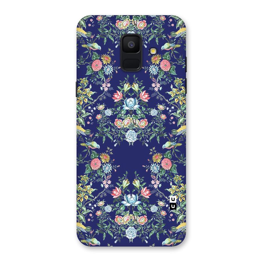 Little Flowers Pattern Back Case for Galaxy A6 (2018)