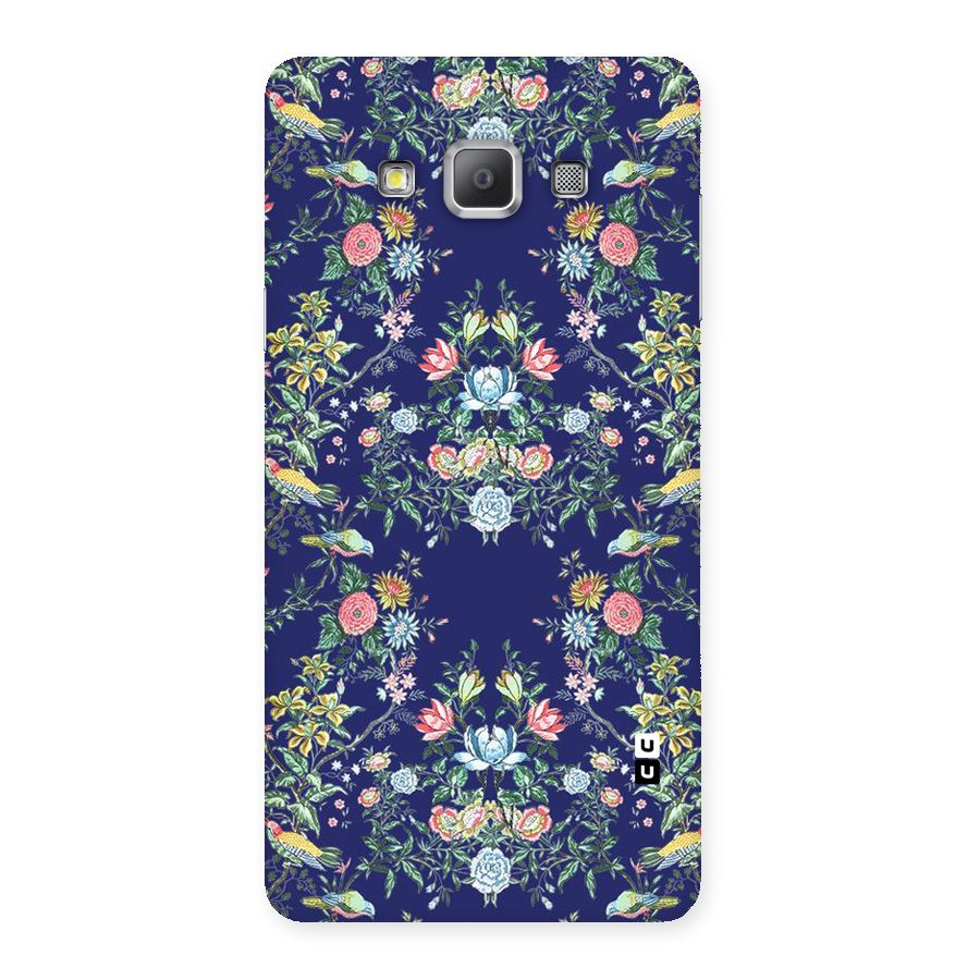 Little Flowers Pattern Back Case for Galaxy A7
