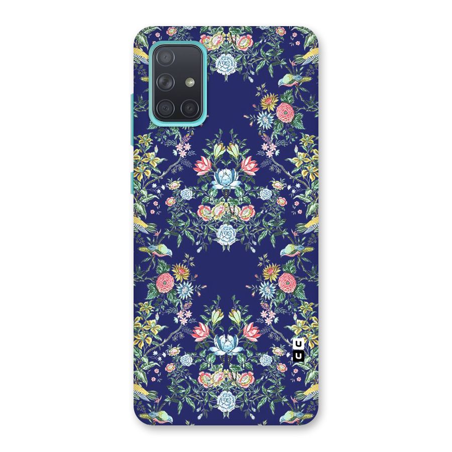 Little Flowers Pattern Back Case for Galaxy A71
