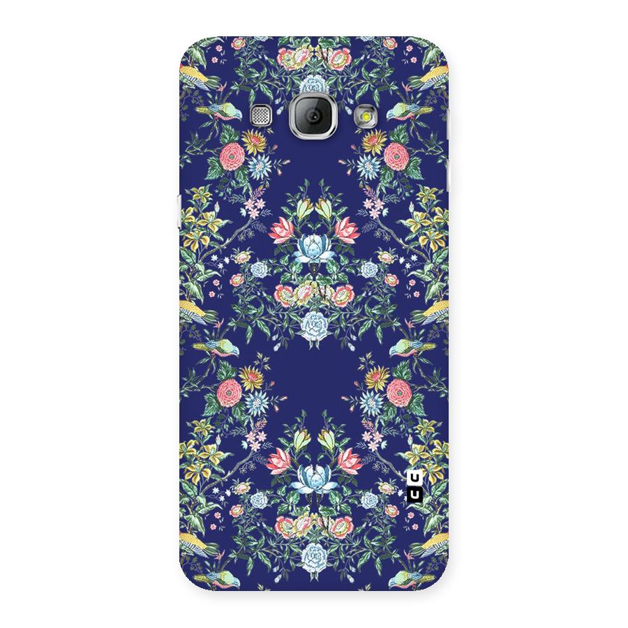 Little Flowers Pattern Back Case for Galaxy A8