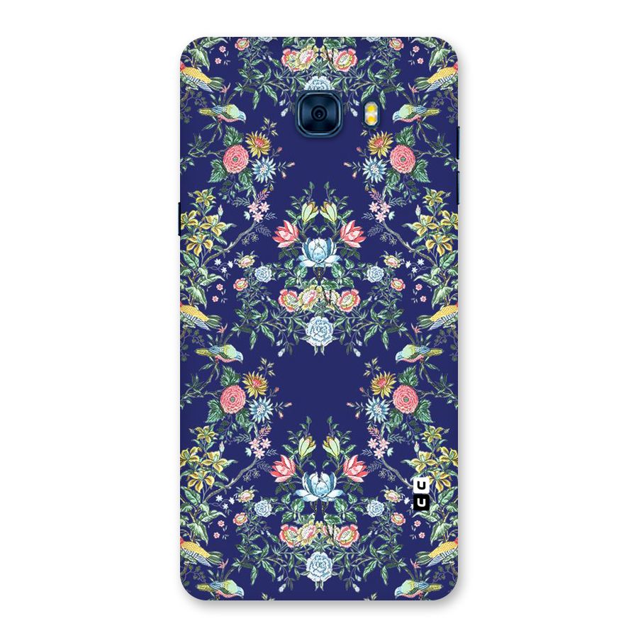 Little Flowers Pattern Back Case for Galaxy C7 Pro