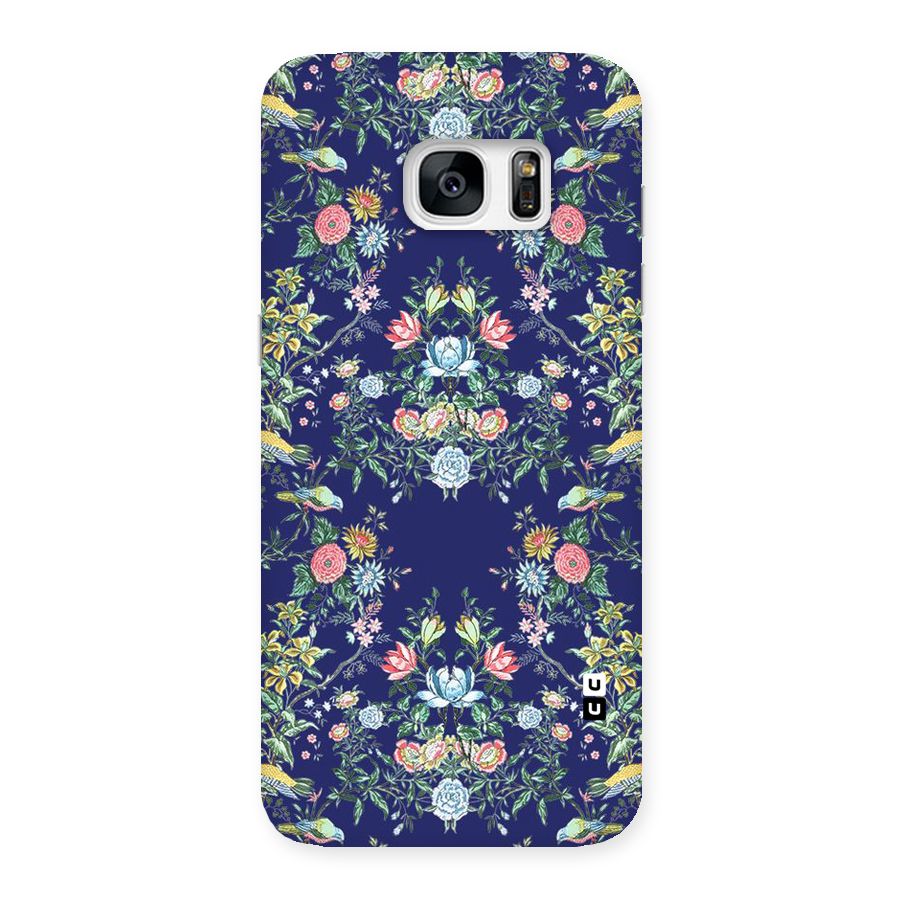 Little Flowers Pattern Back Case for Galaxy S7 Edge