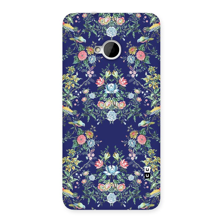 Little Flowers Pattern Back Case for HTC One M7