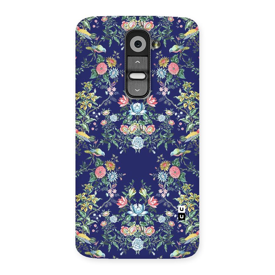Little Flowers Pattern Back Case for LG G2