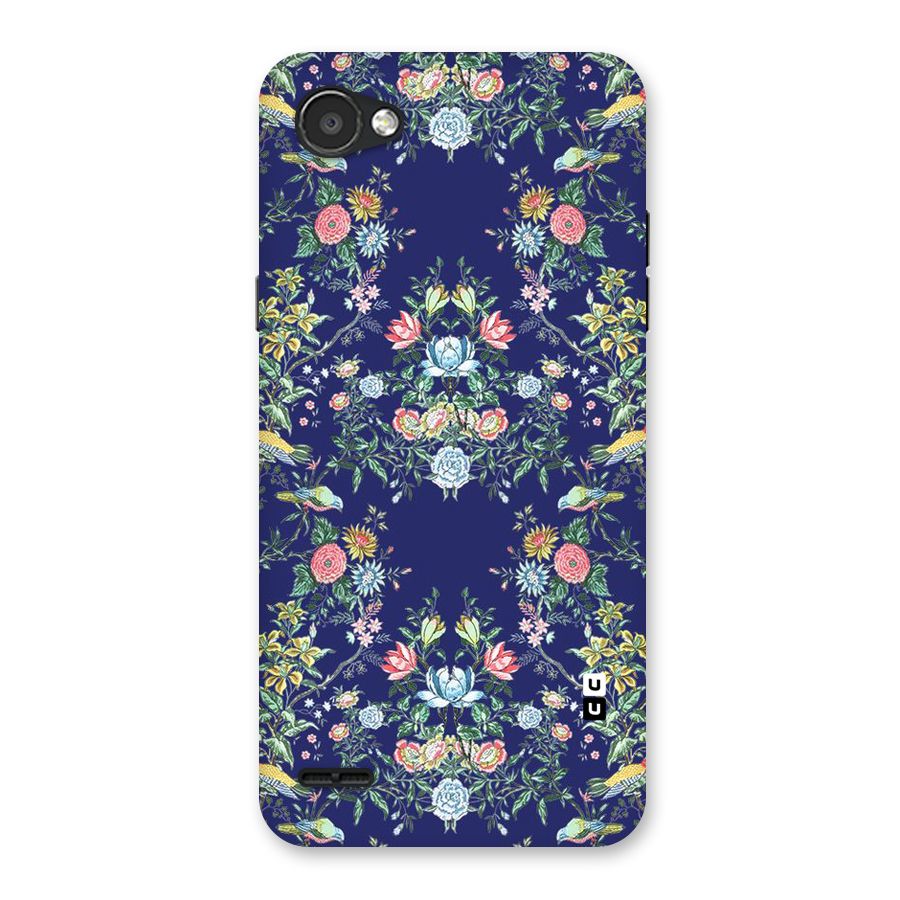 Little Flowers Pattern Back Case for LG Q6