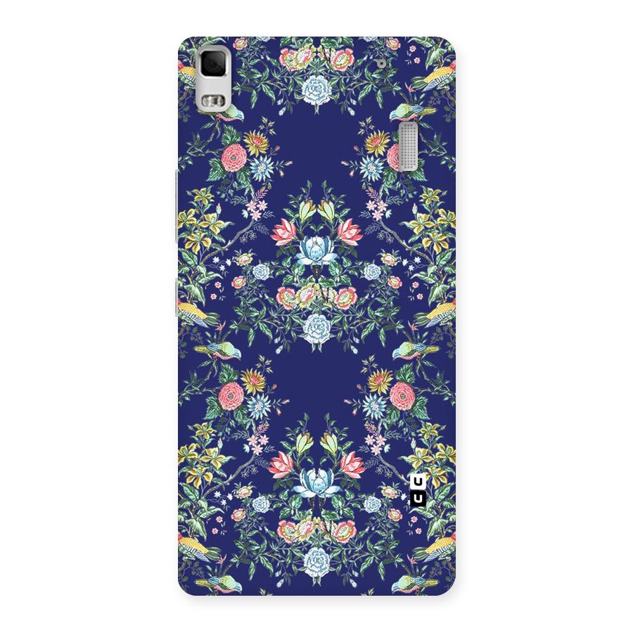 Little Flowers Pattern Back Case for Lenovo K3 Note
