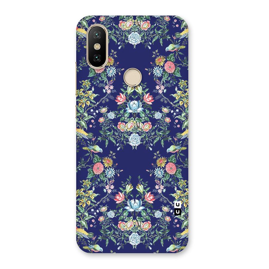 Little Flowers Pattern Back Case for Mi A2