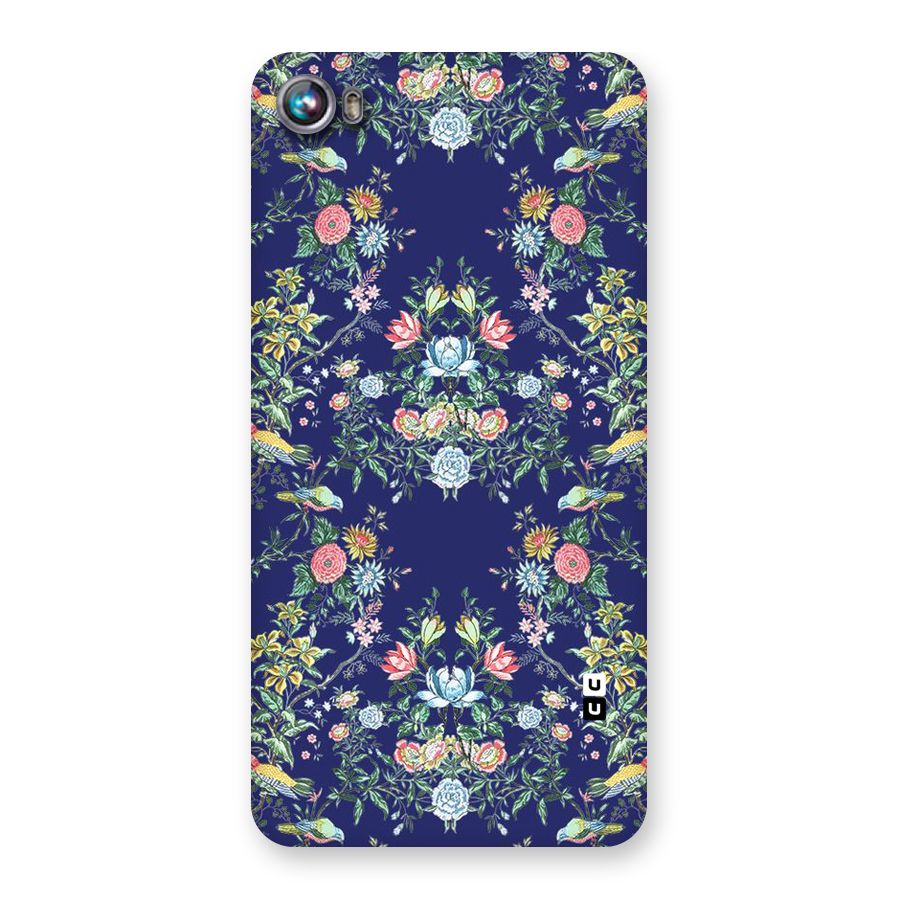 Little Flowers Pattern Back Case for Micromax Canvas Fire 4 A107