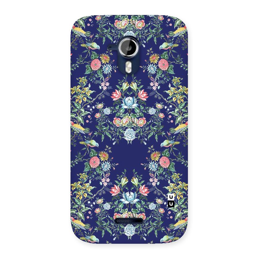 Little Flowers Pattern Back Case for Micromax Canvas Magnus A117
