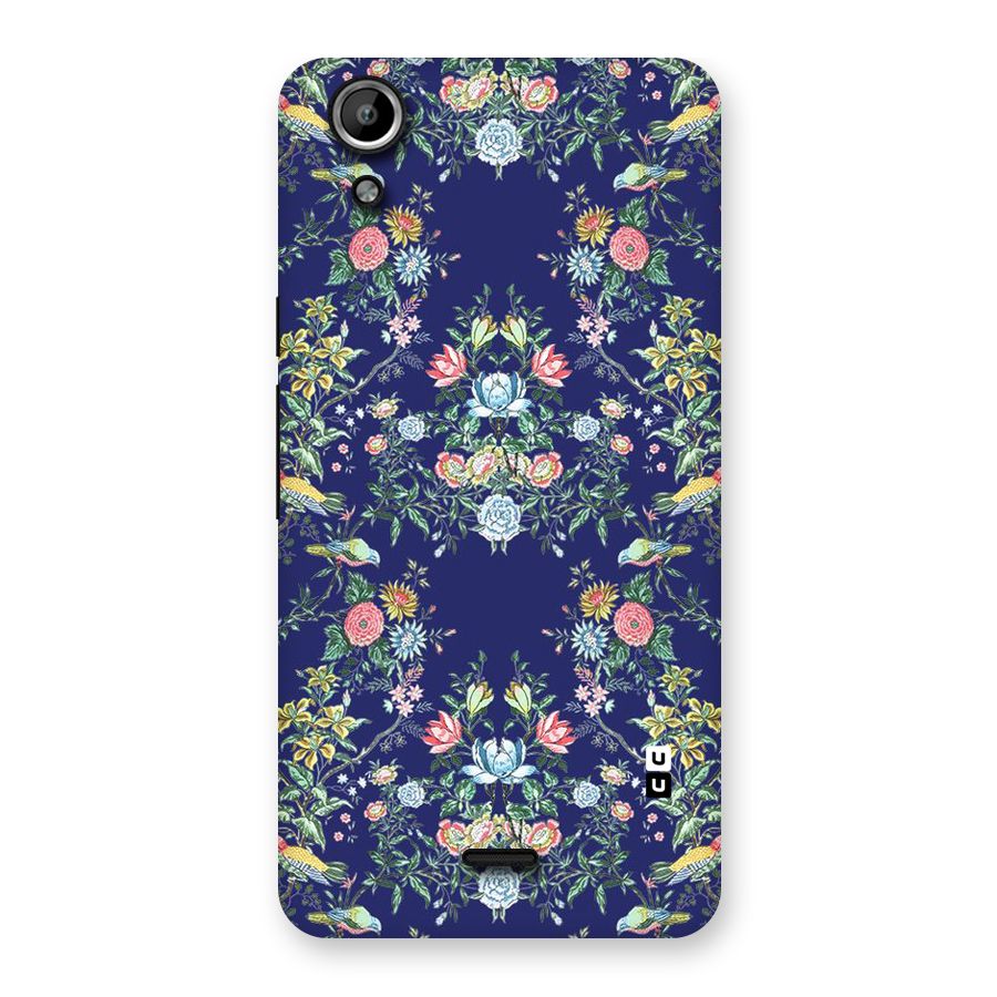 Little Flowers Pattern Back Case for Micromax Canvas Selfie Lens Q345