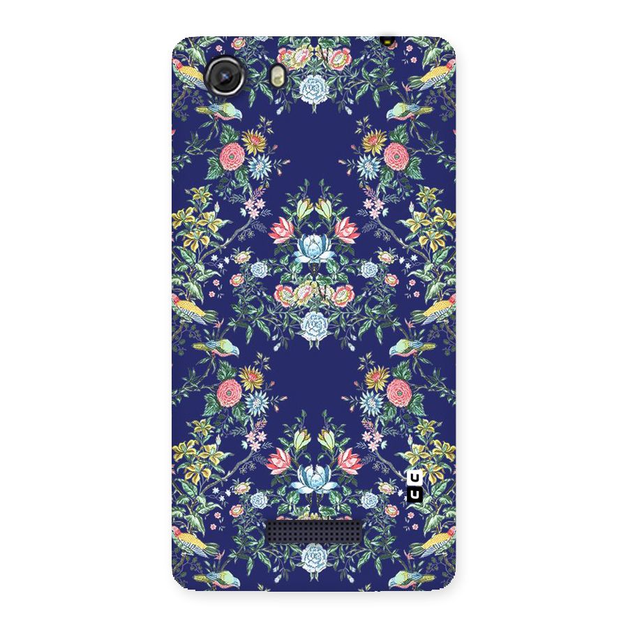 Little Flowers Pattern Back Case for Micromax Unite 3