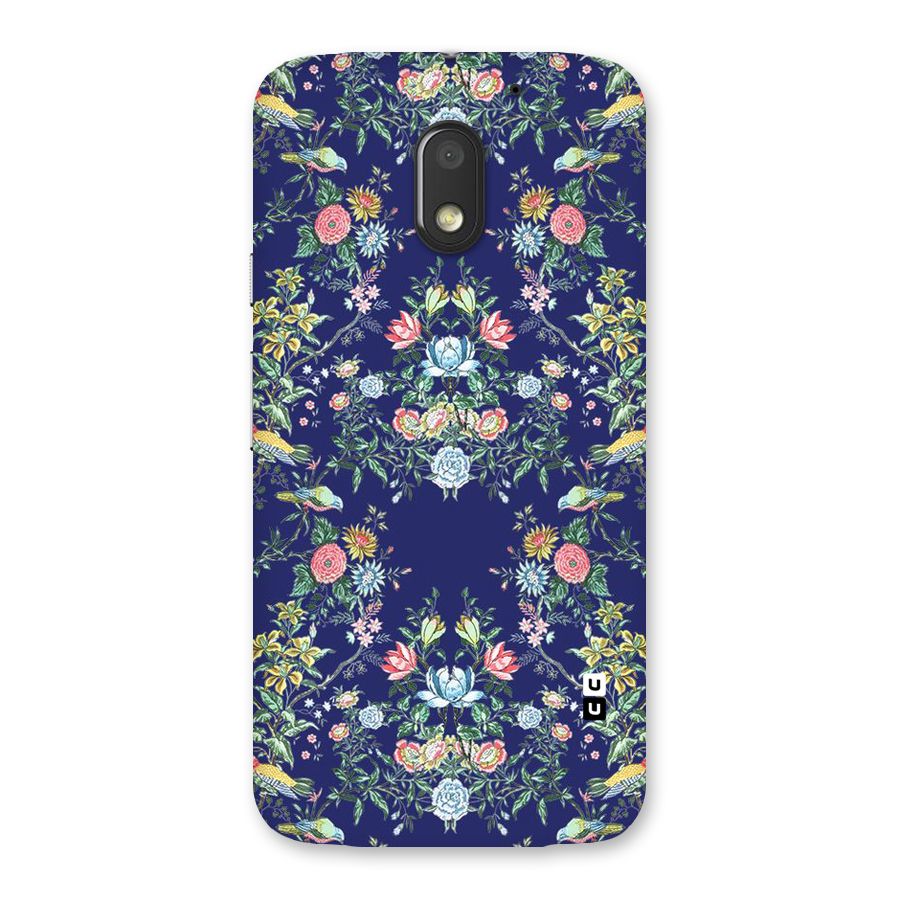 Little Flowers Pattern Back Case for Moto E3 Power