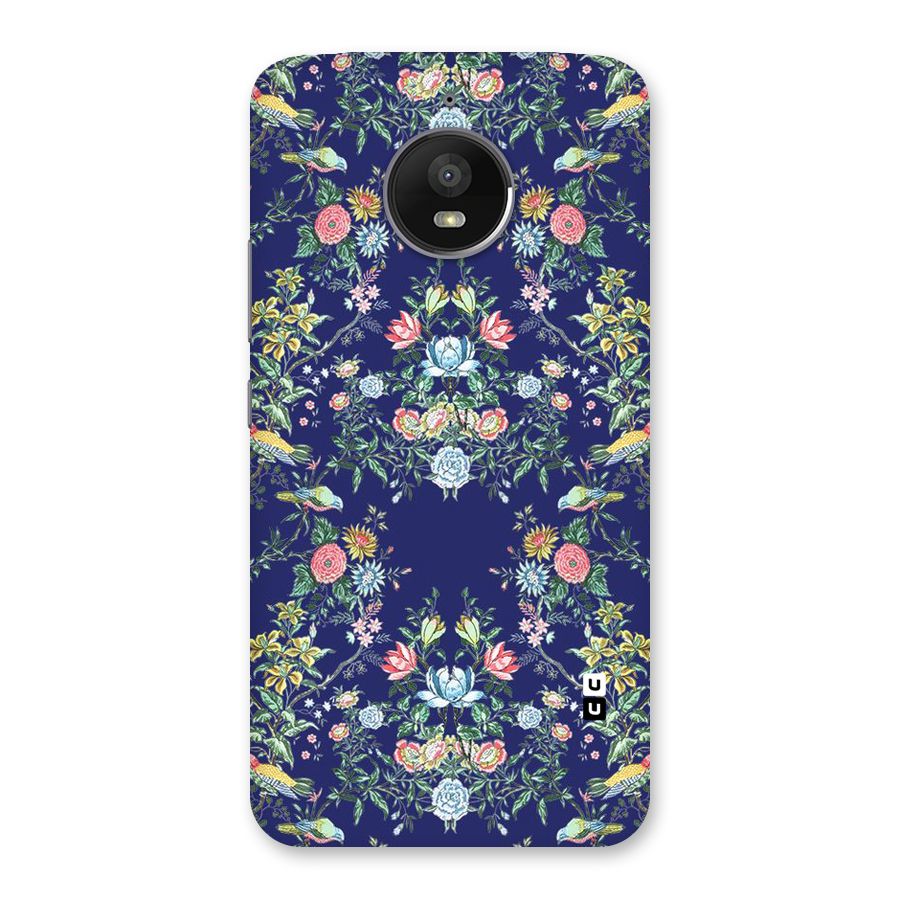 Little Flowers Pattern Back Case for Moto E4 Plus