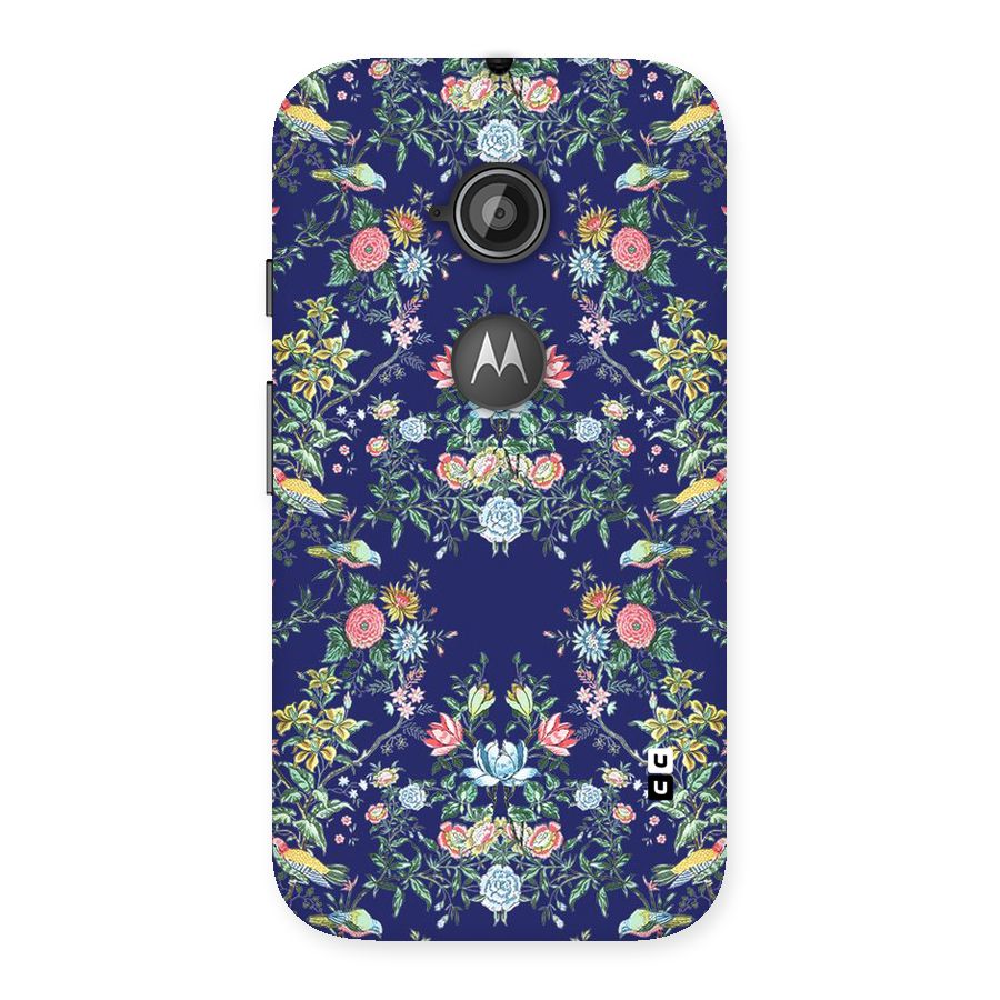 Little Flowers Pattern Back Case for Moto E 2nd Gen