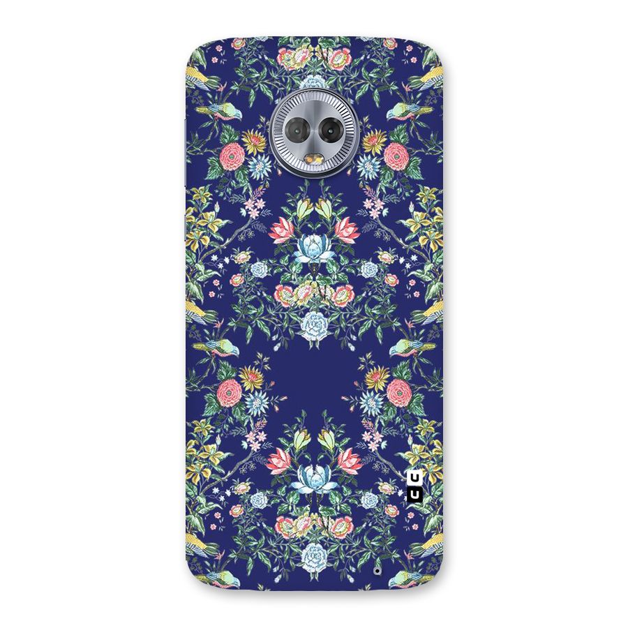 Little Flowers Pattern Back Case for Moto G6 Plus