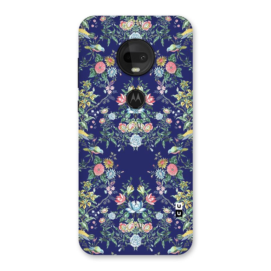 Little Flowers Pattern Back Case for Moto G7