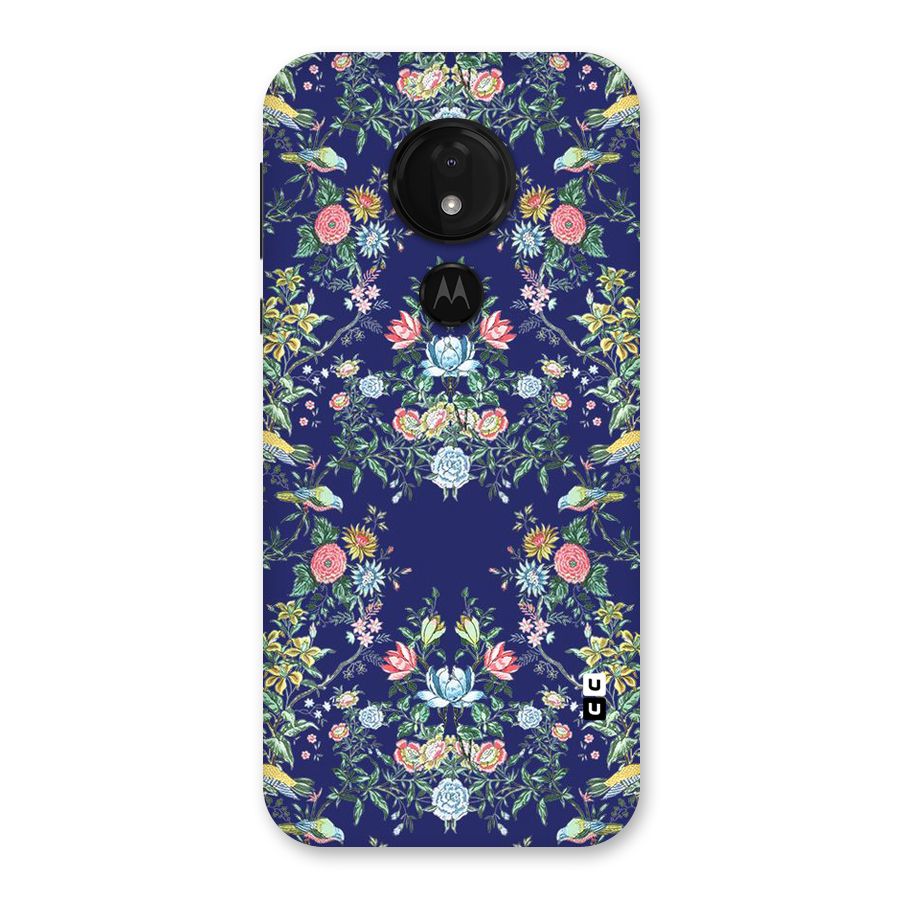 Little Flowers Pattern Back Case for Moto G7 Power