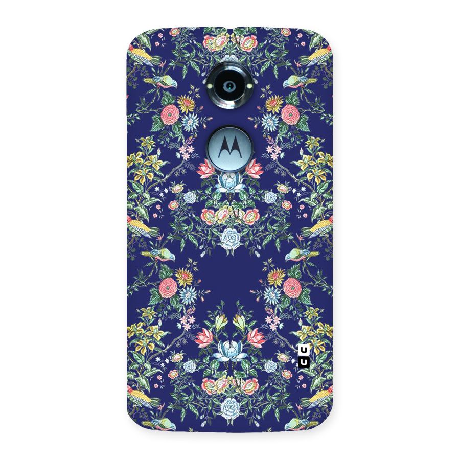 Little Flowers Pattern Back Case for Moto X 2nd Gen