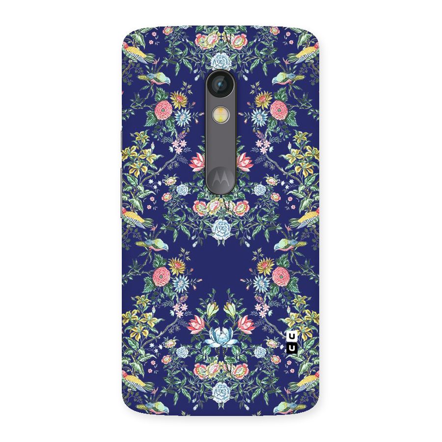 Little Flowers Pattern Back Case for Moto X Play