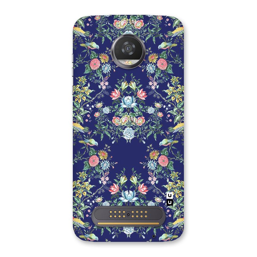 Little Flowers Pattern Back Case for Moto Z2 Play