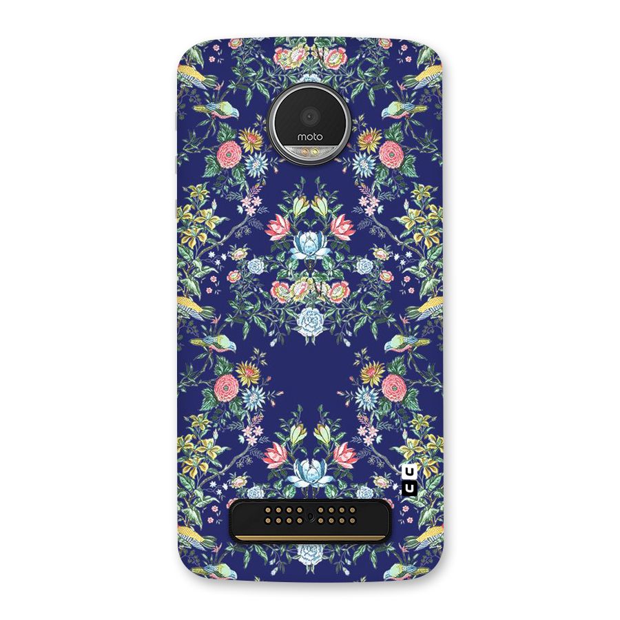 Little Flowers Pattern Back Case for Moto Z Play
