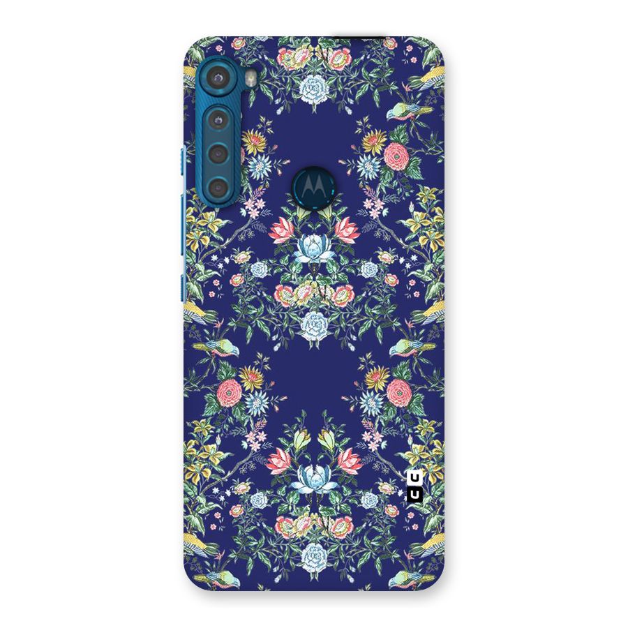 Little Flowers Pattern Back Case for Motorola One Fusion Plus