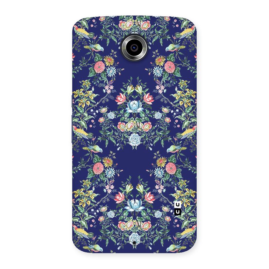 Little Flowers Pattern Back Case for Nexsus 6