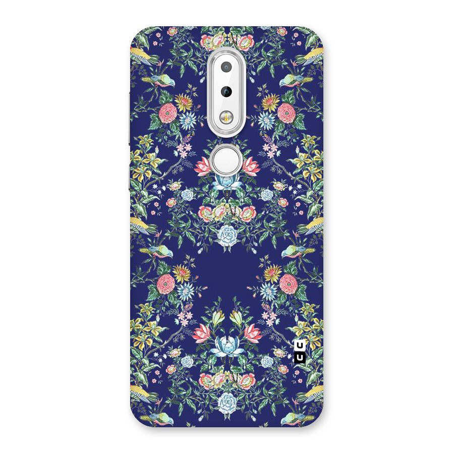 Little Flowers Pattern Back Case for Nokia 6.1 Plus