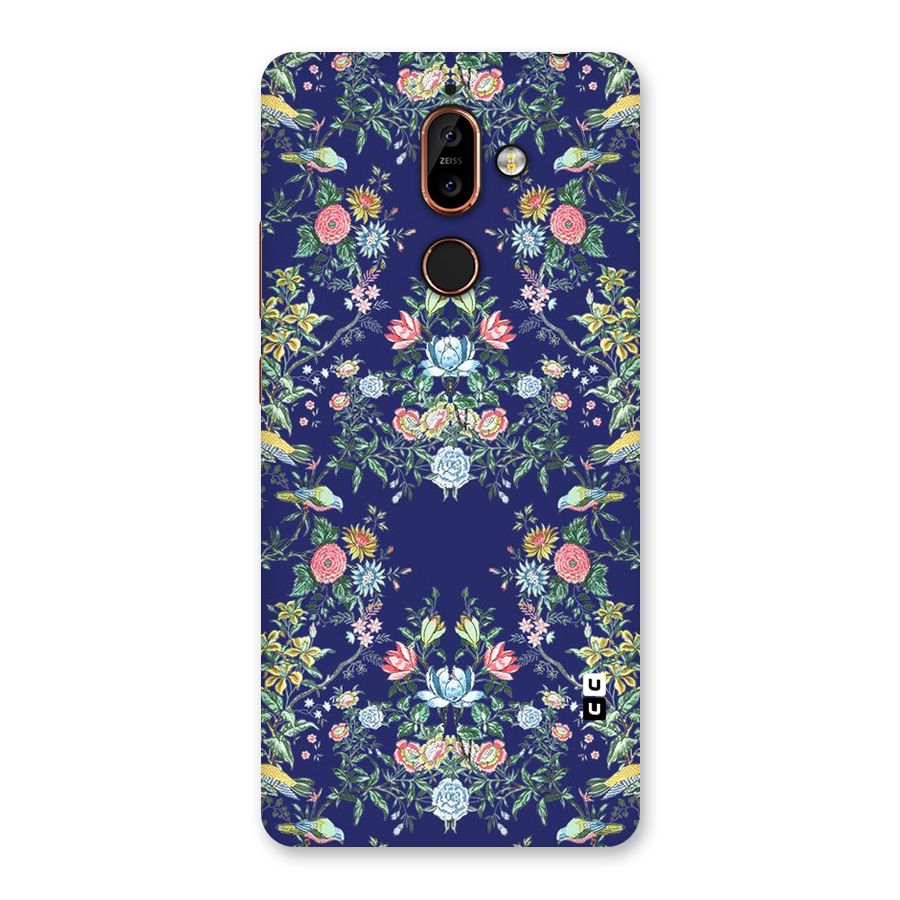 Little Flowers Pattern Back Case for Nokia 7 Plus