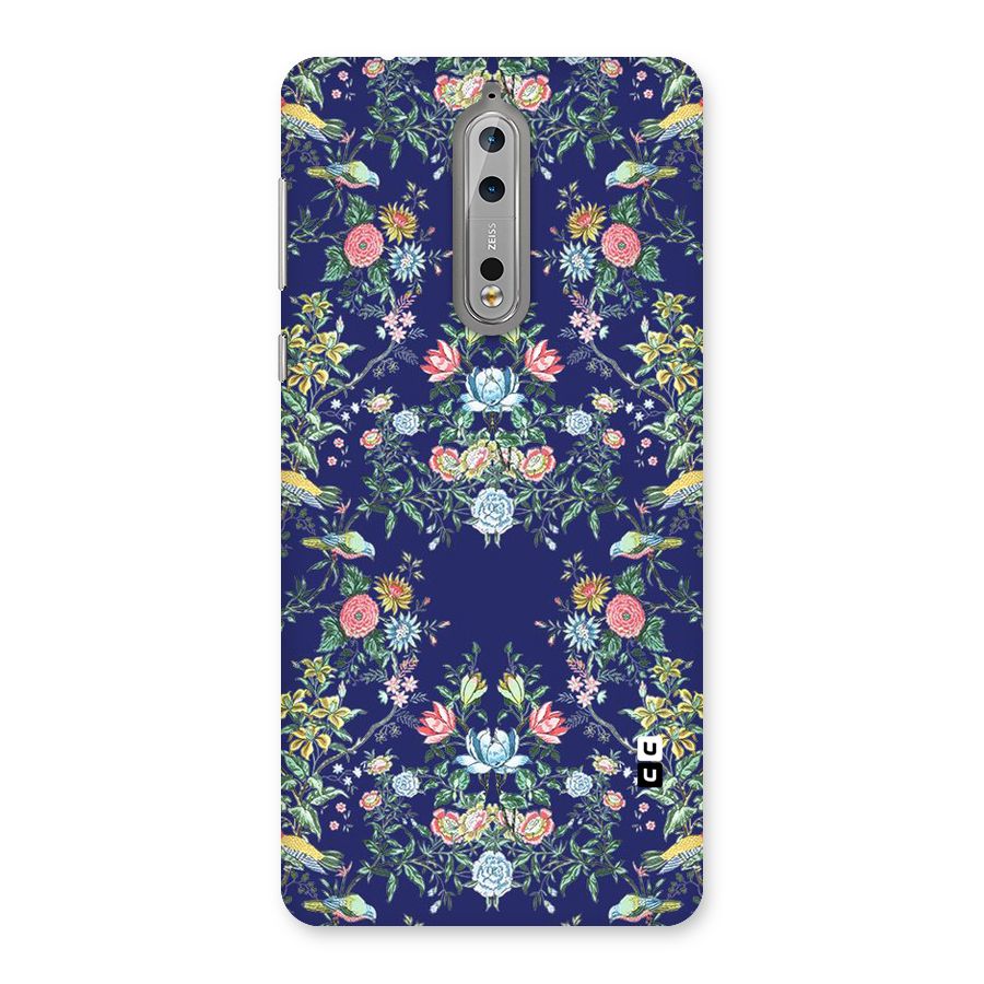 Little Flowers Pattern Back Case for Nokia 8