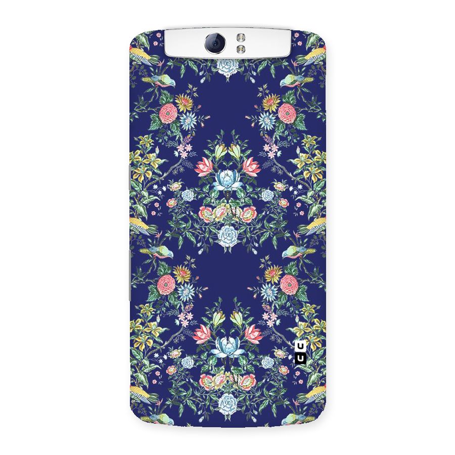 Little Flowers Pattern Back Case for Oppo N1