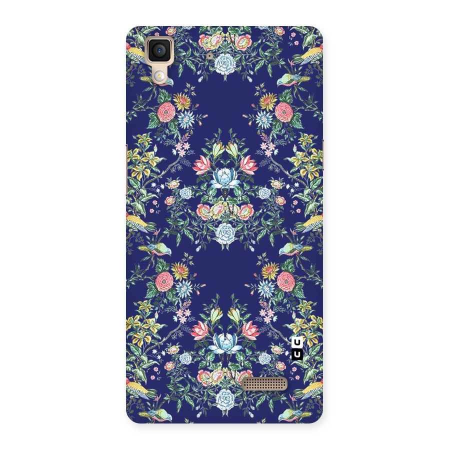 Little Flowers Pattern Back Case for Oppo R7