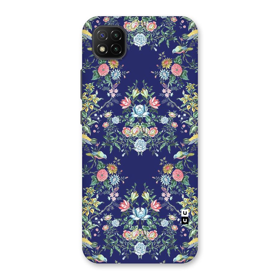 Little Flowers Pattern Back Case for Poco C3