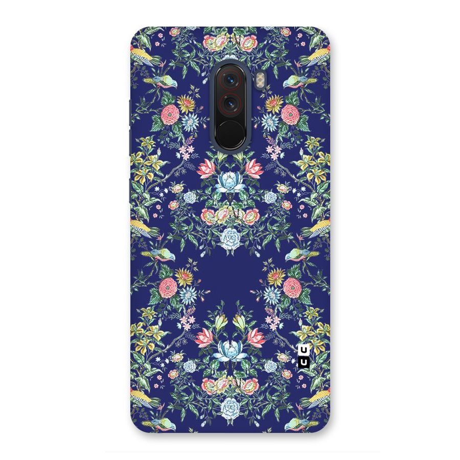 Little Flowers Pattern Back Case for Poco F1